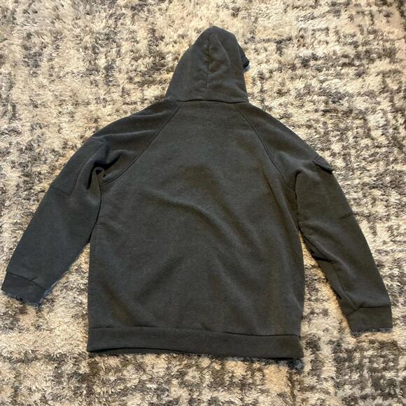 Dark Gray Hooded Sweatshirt with Pocket Mens size XXL - Picture 4 of 4